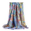 Women's Cashew Floral Silk Satin Long Scarf