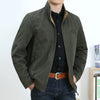 Men Plus Size Loose Coat Stand Collar