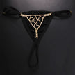 Mesh Rhinestone Underwear Waist Chain