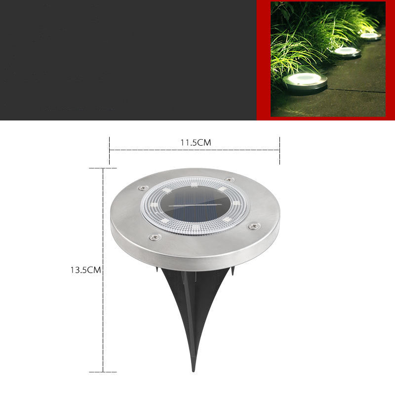 Outdoor Solar Lawn Garden Underground Light