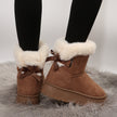 Warm Thick-soled Ankle Boots For Women Simple Daily Leisure Cotton Shoes