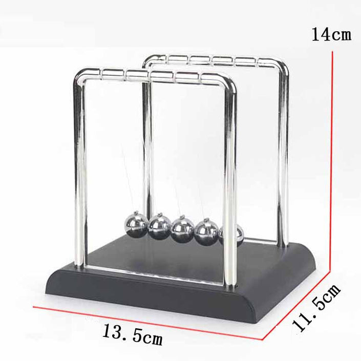 Newtons Cradle Steel Balance Ball Physics Science Pendulum Metal Craft Educational Toy