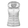 Women's Warm Vest Hooded Vest Cotton-padded Jacket