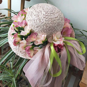 Rural Ribbon Adjustable Sun Protection Straw Hat