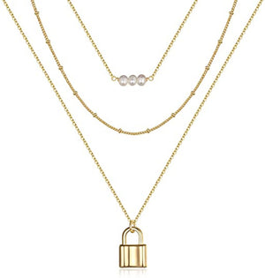 Men's Retro Fashion Stacked Necklace