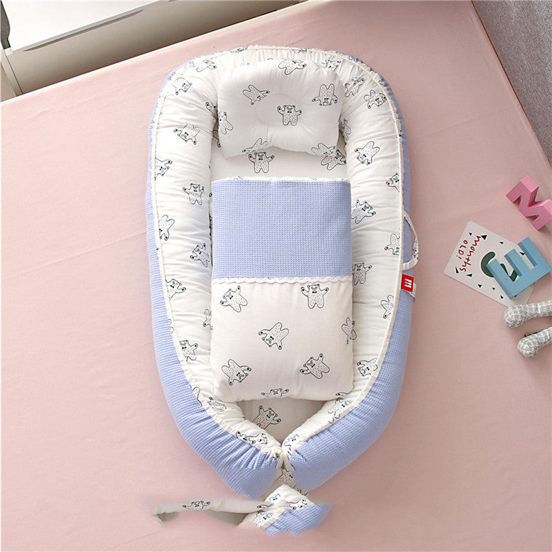 Honeycomb Breathable Portable Movable And Pressure-proof BB Bionic Bed For Newborns