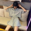 Leisure Sports Suit Women's T-shirt Shorts Two-piece Suit