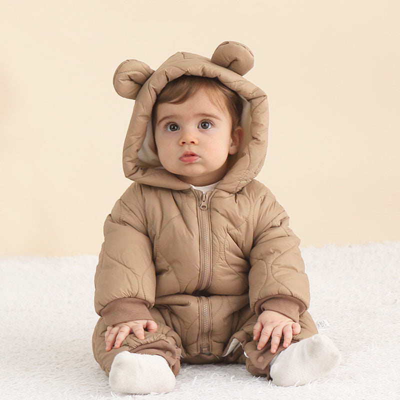 Baby Cotton Padded Coat Jumpsuit Winter Baby Cotton Padded Coat Cotton Coat Outerwear