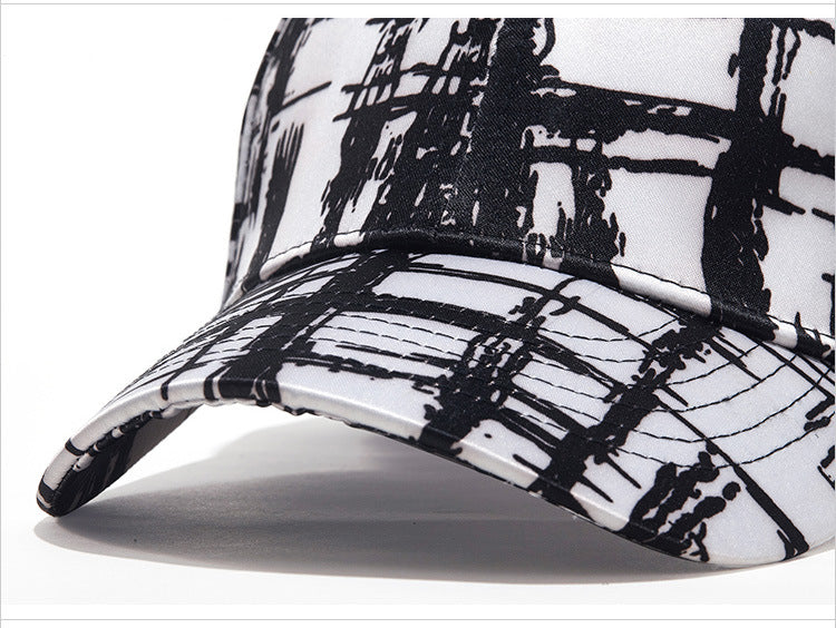 Black And White Mesh Sun Visor Foreign Trade Hot Style Caps