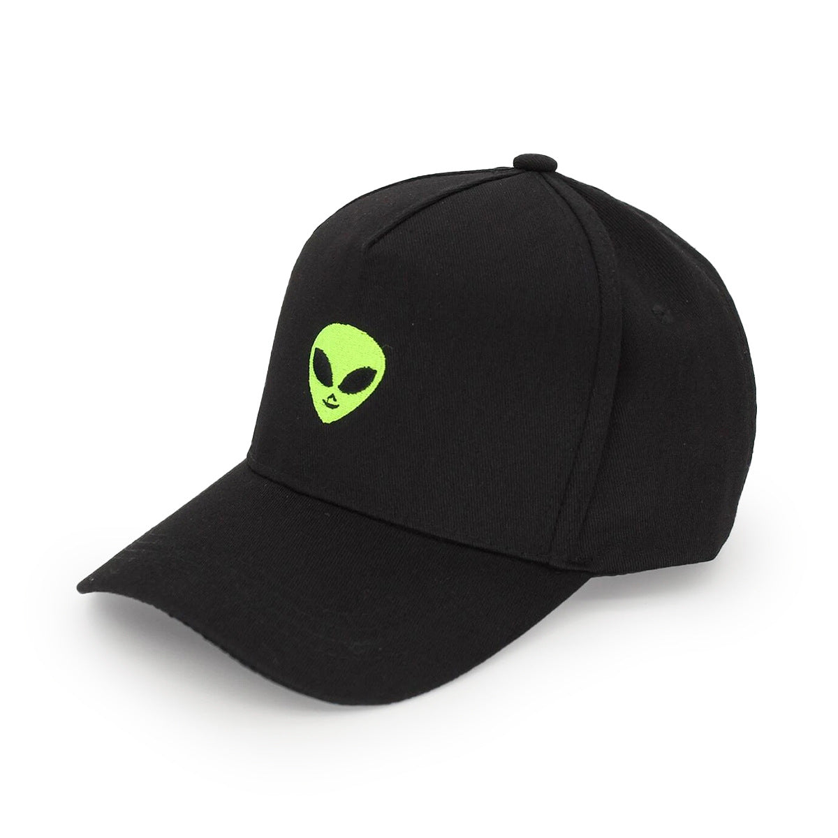 Alien head embroidered baseball cap