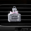 Air Outlet Perfume Clip Creative High-end Diamond-studded Perfume Bottle Car Air