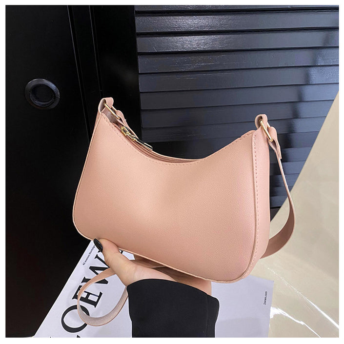 Women's Underarm Bag Solid Color Small Square Handbag