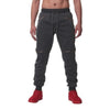 Men's Sports Pants With Double Pockets And Zip Personality Design