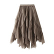 Women's Fashion Ruffles Yarn Skirt