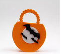 Halloween Pumpkin Bag Creative Halloween Cookie Candy Gift Bag Halloween Treat Or Trick Props Handheld Basket