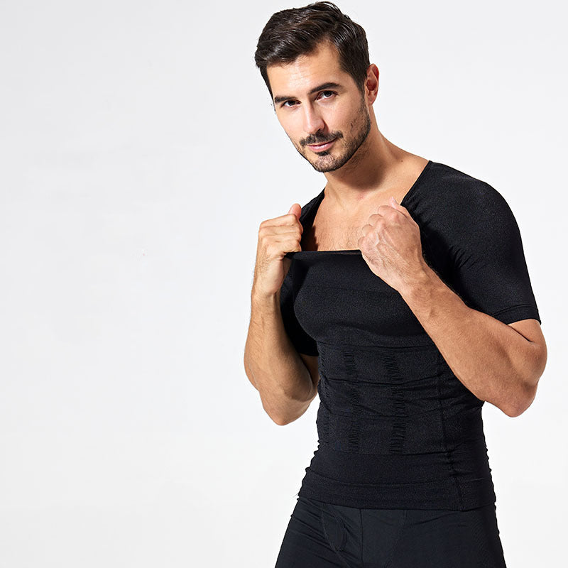 Man Modeling Underwear Corset