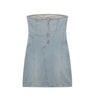 Women's American-style Hot Girl Denim Tube Top Dress