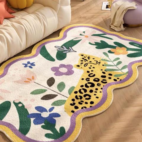 Colored Flower Carpet For Household Rooms Living Room rugs