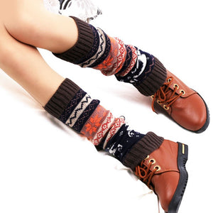 Christmas Socks Women Warm Loose Cute Deer