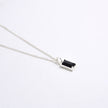 S925 Silver 18K Gold Plating Simple Fashion Exquisite High-grade Black Zircon Necklace