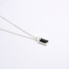 S925 Silver 18K Gold Plating Simple Fashion Exquisite High-grade Black Zircon Necklace