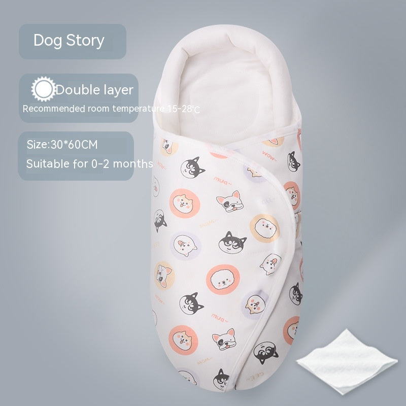 Sleeping Bag Pure Cotton Spring And Summer Thin Baby Anti-startle Sleeping