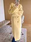 Solid Suli Sheep Camel Coat Women