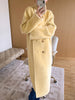 Solid Suli Sheep Camel Coat Women