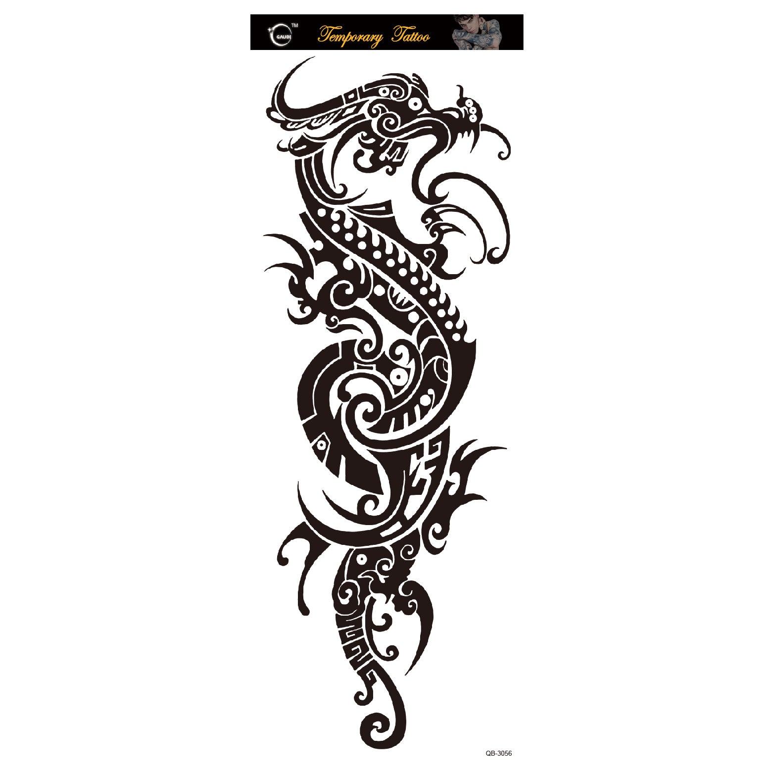 Waterproof Big Picture Full Arm Tattoo Sticker