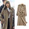 Mid Length Trench Coat For Small Women In