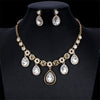 Women's Jewelry Set Bridal Necklace Earrings Wedding Two-piece Banquet Accessories