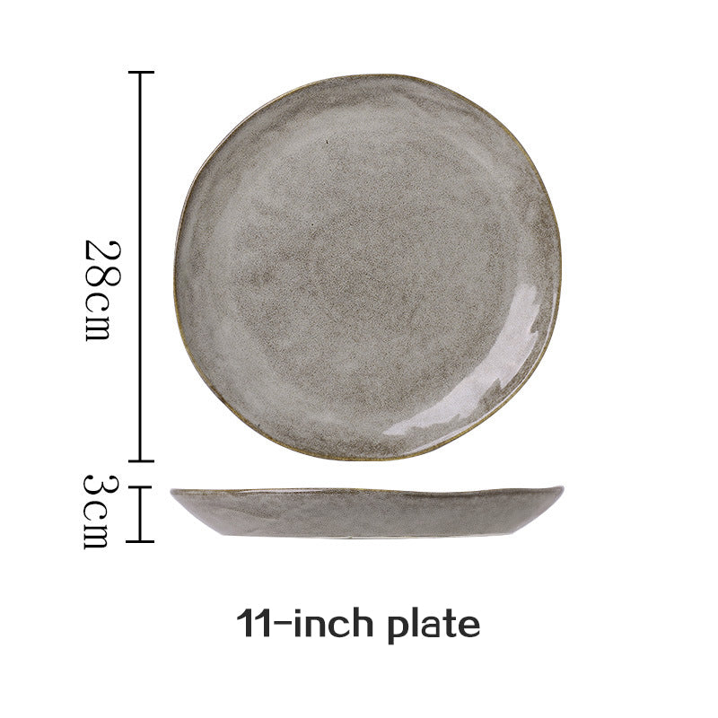 Ceramic Tableware Creative Hotel Steak Plate