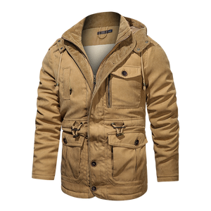 Jacket Men Cotton Casual Parkas Jacket Coat Men Brand Loose Parkas