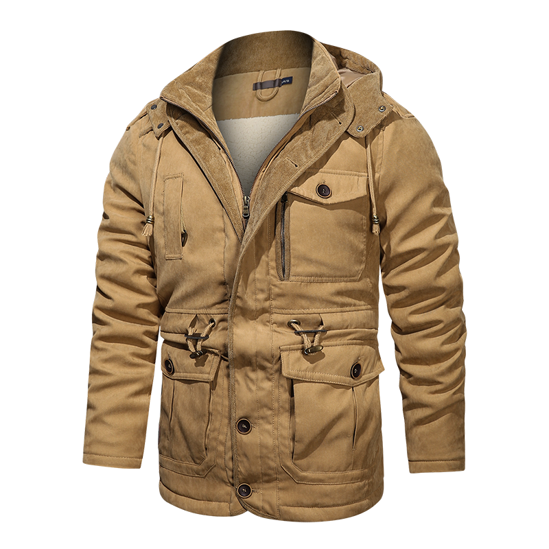 Jacket Men Cotton Casual Parkas Jacket Coat Men Brand Loose Parkas