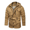 Jacket Men Cotton Casual Parkas Jacket Coat Men Brand Loose Parkas