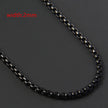 Less Steel Figaro Cuban Chain Necklace For Men Women Jewelry