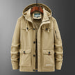 Cotton-padded Coat For Men Plus-sized Velvet Padded Thickened Coat