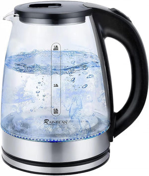 Water Boiler, 1.8L Electric Boiler With LED Light, Auto Shut-Off & Boil Dry Protection