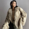 Women's Mid-length Fox Fur Coat Temperament