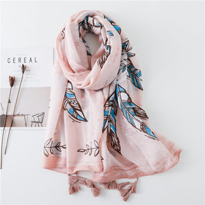 Scarf Summer Women Cotton And Linen Gauze