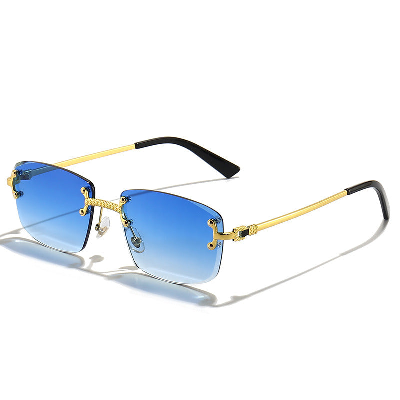 Delicate Wear Sunshade Metal Sunglasses