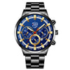 Men's Fashion Business Calendar Luminous Quartz Watch