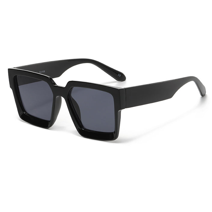 Large Frame Square Sunglasses Women's Fashion Sunshade