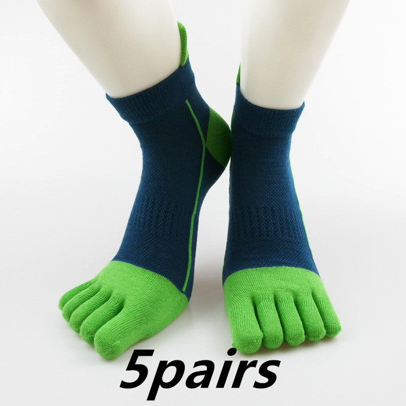 Cotton Toe Socks Men Boy To Protect Ankle Socks