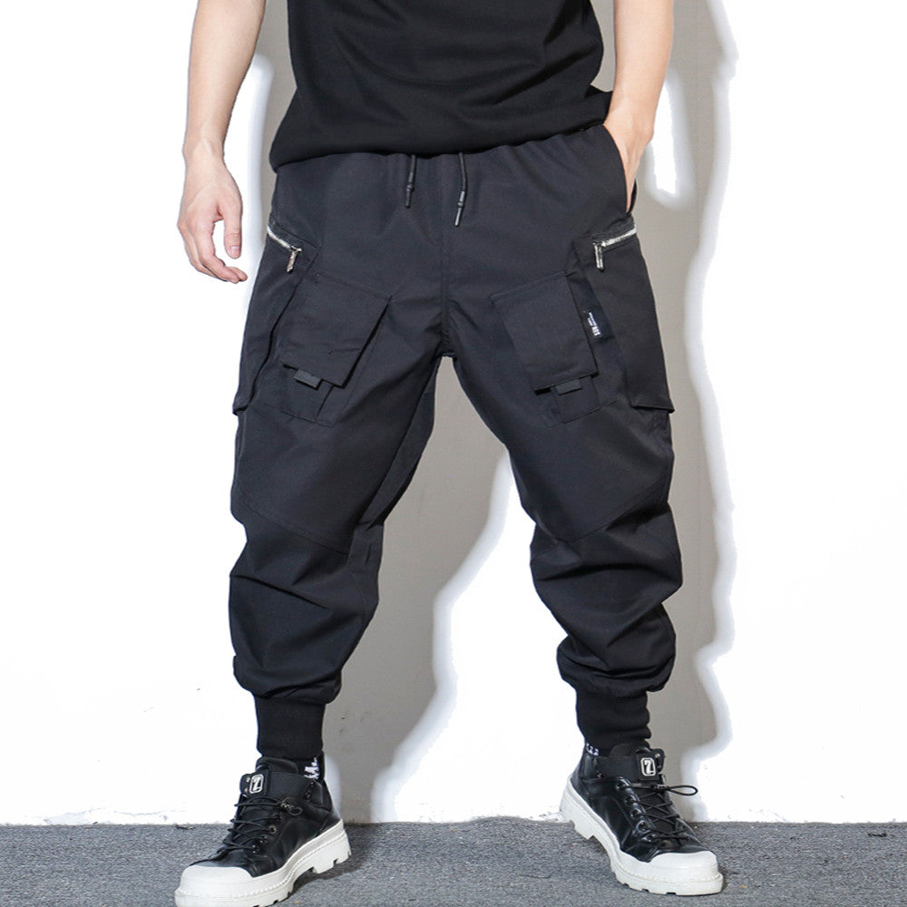 Loose Multi-pocket Functional Leggings Casual Pants For Men