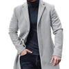 Tweed Coat Men's Medium-length Thickened Jacket