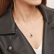 S925 Sterling Silver Star Moon Necklace