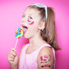 Retro Girl Waterproof Tattoo Sticker Makeup Set