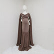 Pregnant Woman Photo Shoot Chiffon Dress Long Skirt