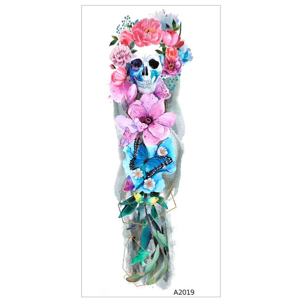 Colorful Domineering Tattoo Applique Arm